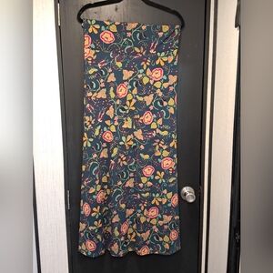 LuLaRoe Floral Patterned Maxi Skirt
